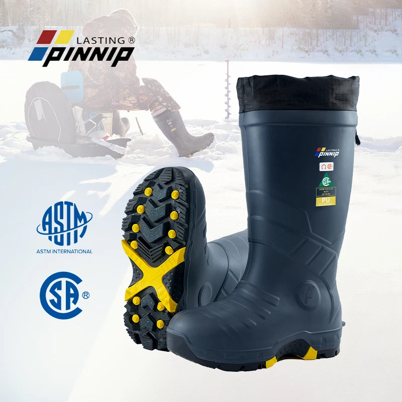 Hot Selling Ice Fishing Winter Fishing Boots Insulated Work Boots PU Safety Boots Men