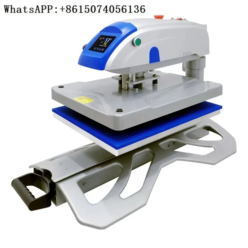 

Electric automatic t-shirt heat transfer printing machine 16x20 swinging hot press