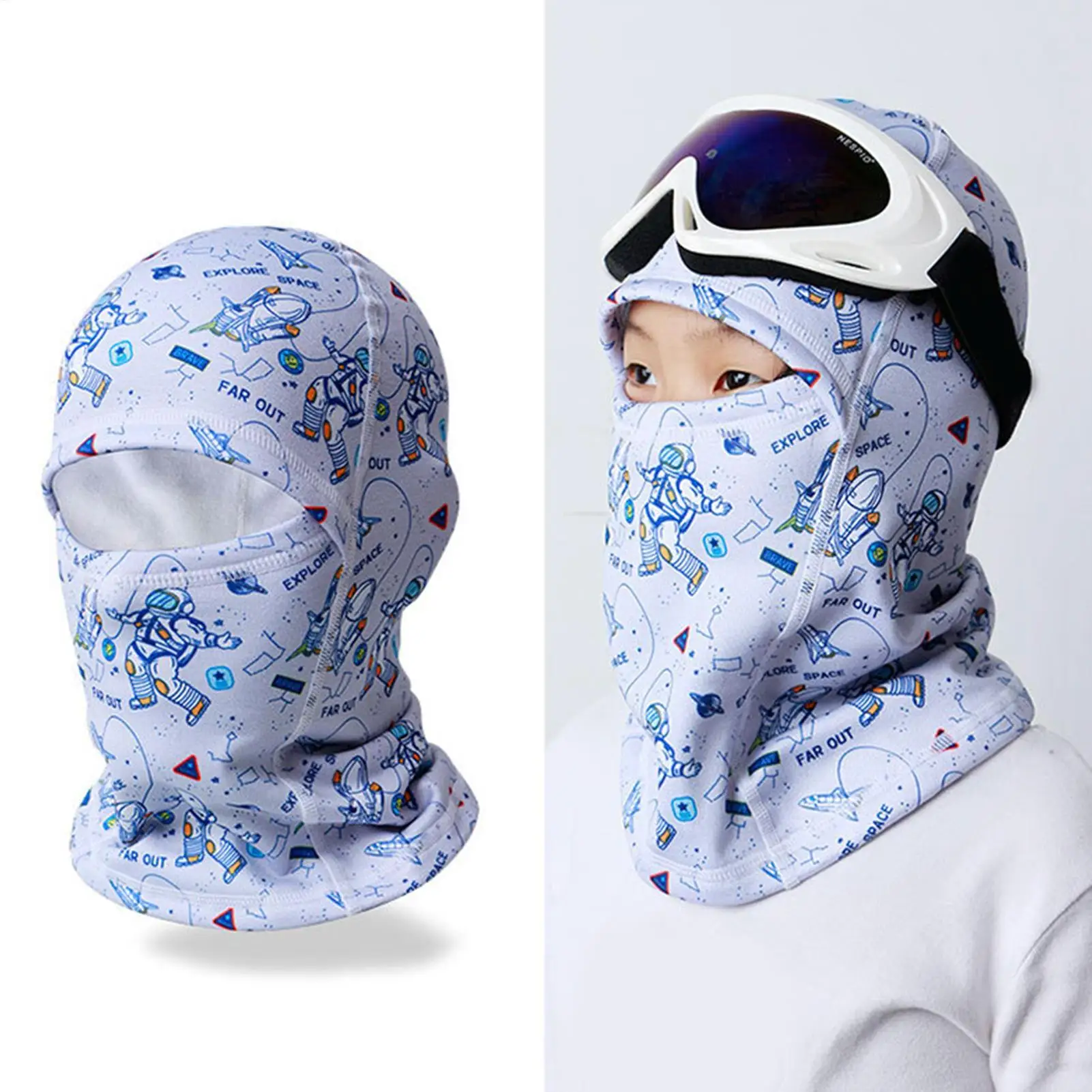 Kids Face Cover Windproof Breathable Warmer Kids Face Coverings For Boy Girl Children Skiing Riding Bike Climbing Sport