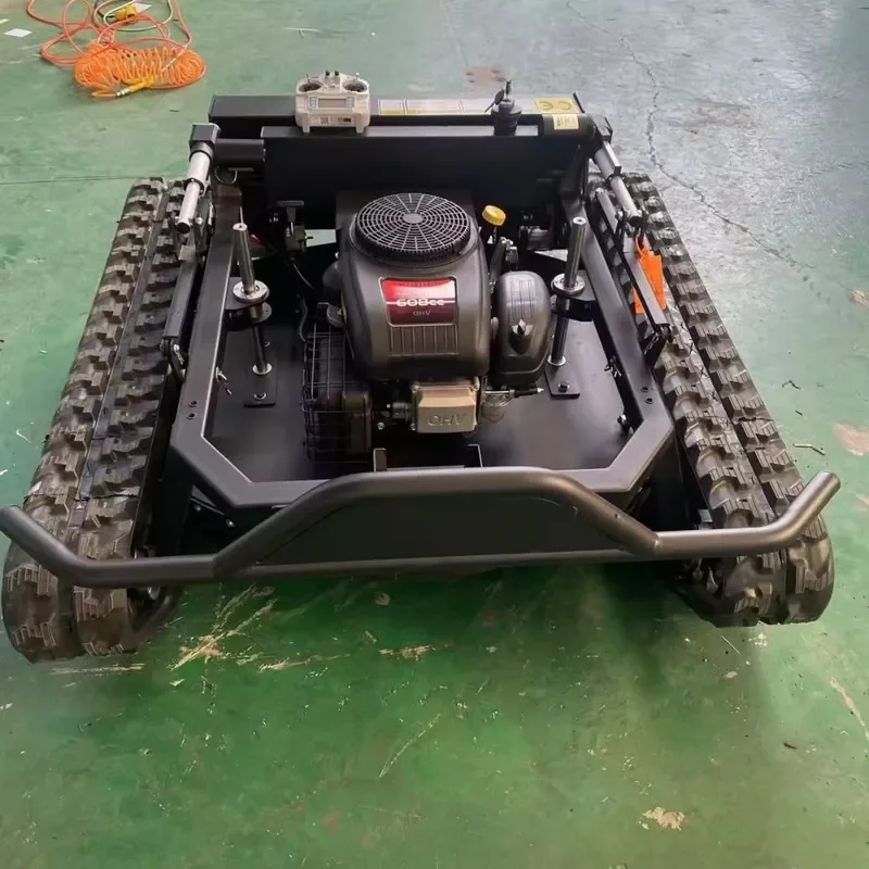Hot Sale 7.5HP Gas-Powered Tracked Remote-Controlled Lawn Mower 540mm Cutting Width for Orchard/Garden/Wasteland Cutting