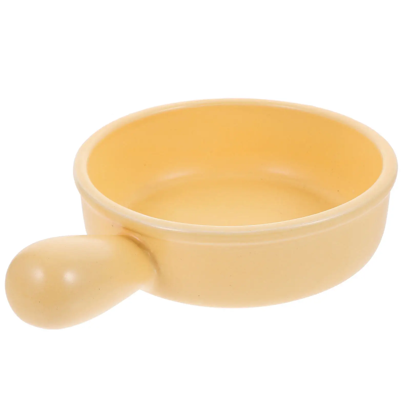 Olla de Cerámica Antiadherente con Asa Única para Cocinar, Ideal para Guisos, Sopa de Pollo, Arroz, Fideos, Curry y Cazuelas, Resistente al Calor