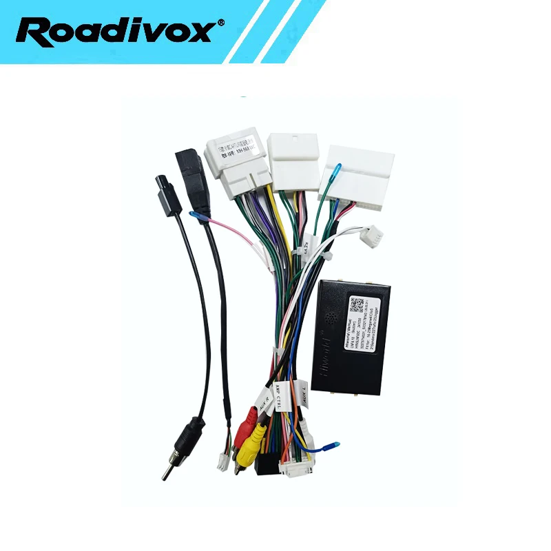 K Car Radio Wire Harness Power Adapter Canbus For Renault captur kaptur 2015 16pin Android Stereo Video GPS ISO Cable Connector