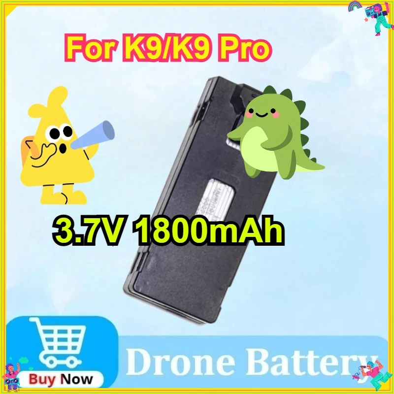 

3.7V 1800mAh Replacement Drone Battery For K9/K9 Pro Mini Drone Accessories Parts Powerful Replacement Batteries