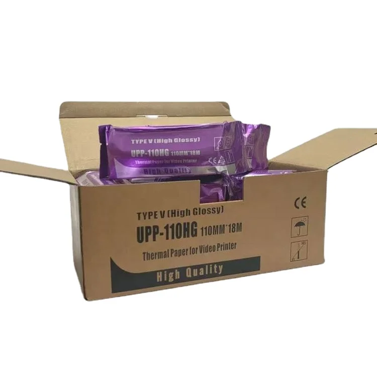 10 roll Compatible UPP-110HG Ultrasound printing paper A6 size black and white For Sony UP-890 UP-895MD UP-D895 UP-897MD UP-D897