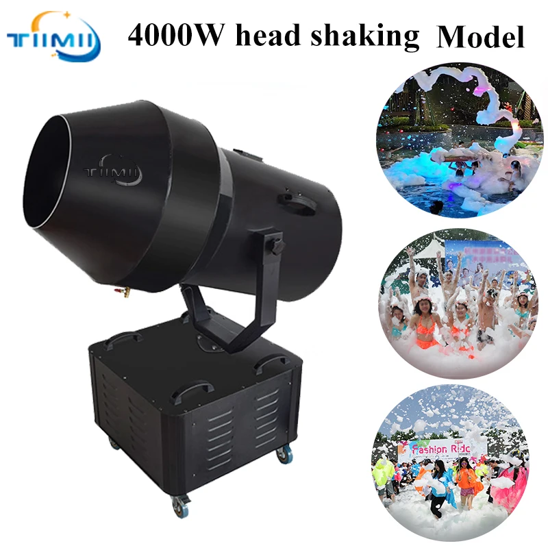 4000W head shaking power outdoor foam machine stage effect shaking head party disco DJ Christmas atmosphere equipment