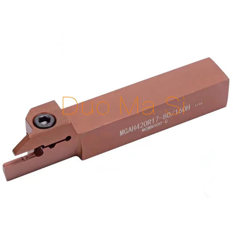 MIncome-Acier à ressort haut de gamme, H320R MIncome H325R Couteau rainuré à face d'extrémité, Large gamme 24/400mm pour tour à insert en carbure MGGN/MGMN300