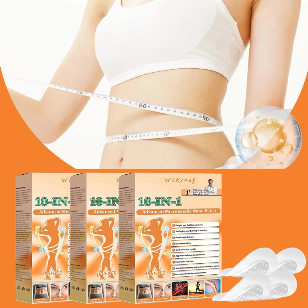 

10-IN-1 Nano Microneedle Body Patch, Skin Firming Sticker for Body Contour Care & Daily Skin Smoothing, for Women & Men Use