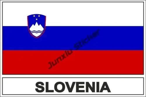 Slovakia Map Flag Shield Decal Car Sticker Slovenia Flag Sticker Creative Motorcycle Cover Scratches Waterproof Car Accessories