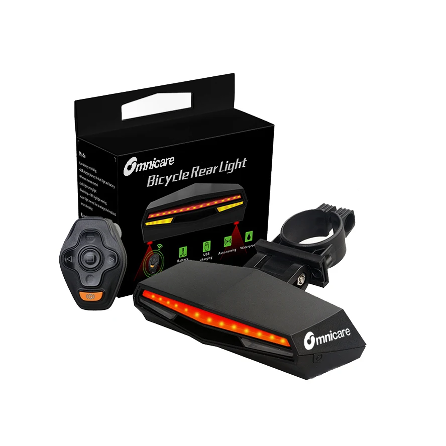 Bicycle Rear Light Remote Control and Waterproof