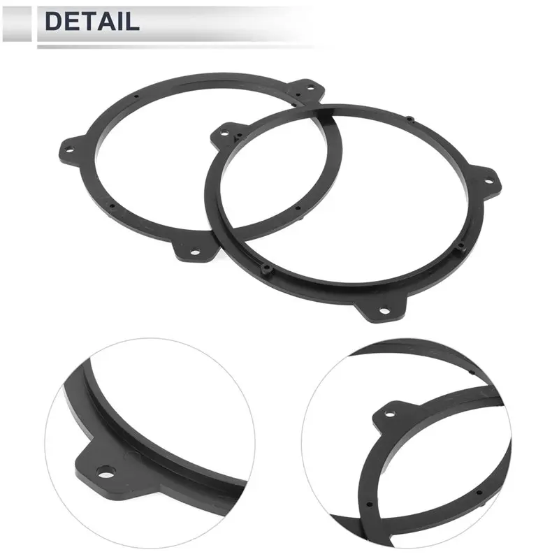 A20K-6.5Inch Speaker Spacer Ring For BMW 3 Series E46 Tweeter Speaker Spacer Adapter Speaker Mounting Spacer Bracket Ring