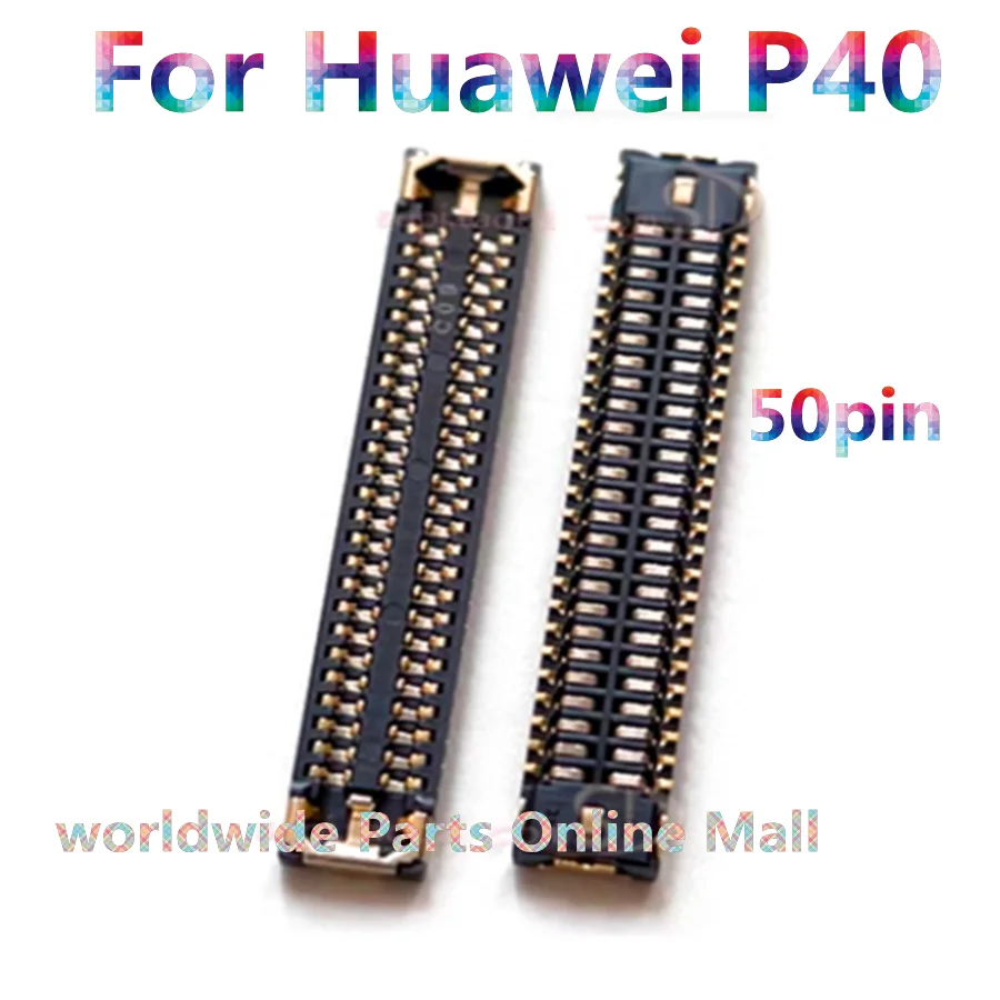 10-100pcs USB Charging Port FPC connector For Huawei P40 P40pro + charger Logic on motherboard 50pin 60pin Microphone connection