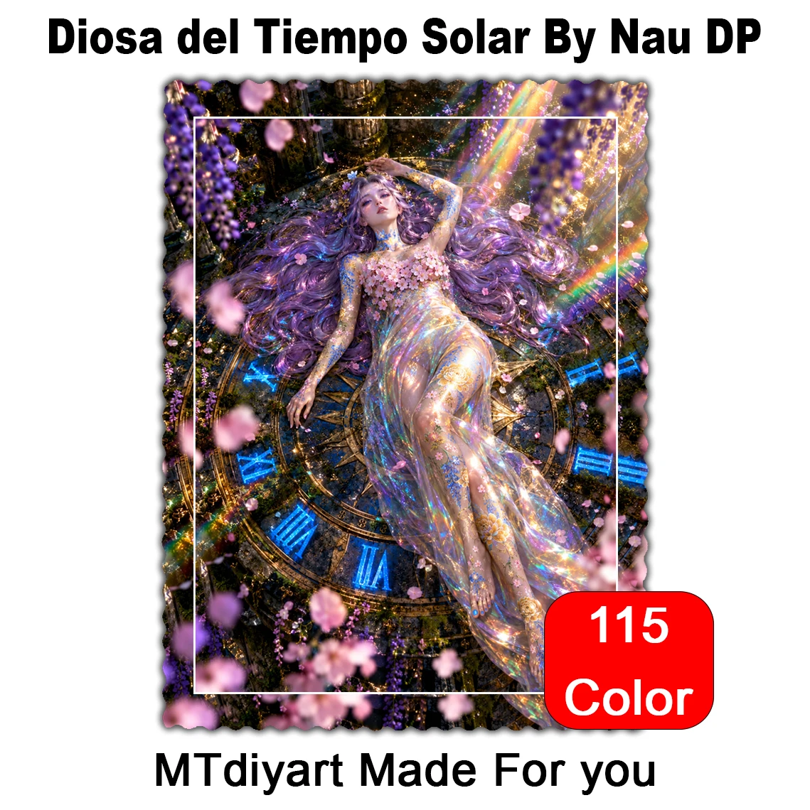 Diosa del Tiempo Solar By Nau DP 115 Colors 50x70 70x100 Diamond Painting - AliExpress 15