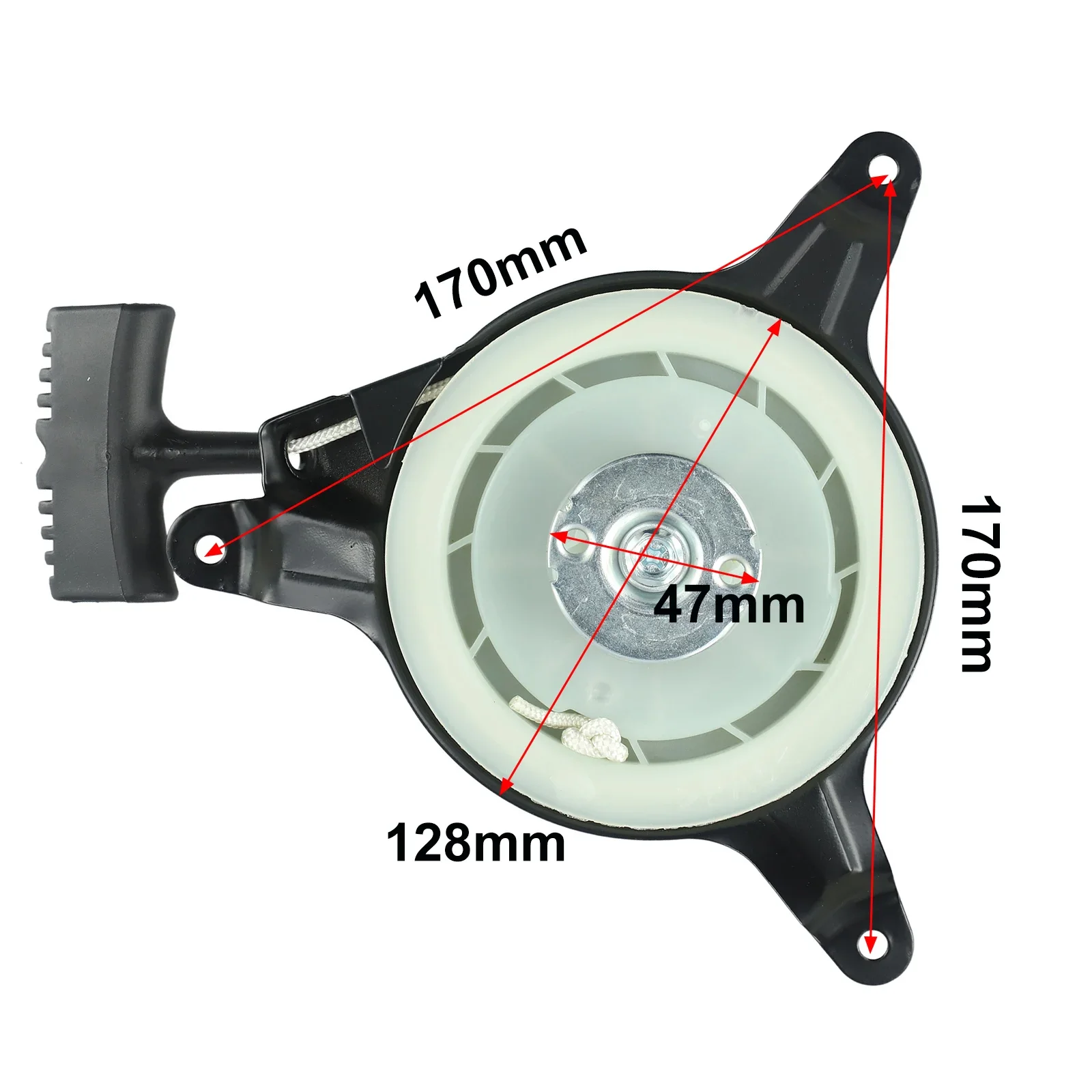 

Replacement Recoil Starter for Lawn Mower Engines Fits 1P61 1P65 1P70 5P65 and 5P70 Models Long Lasting Performance