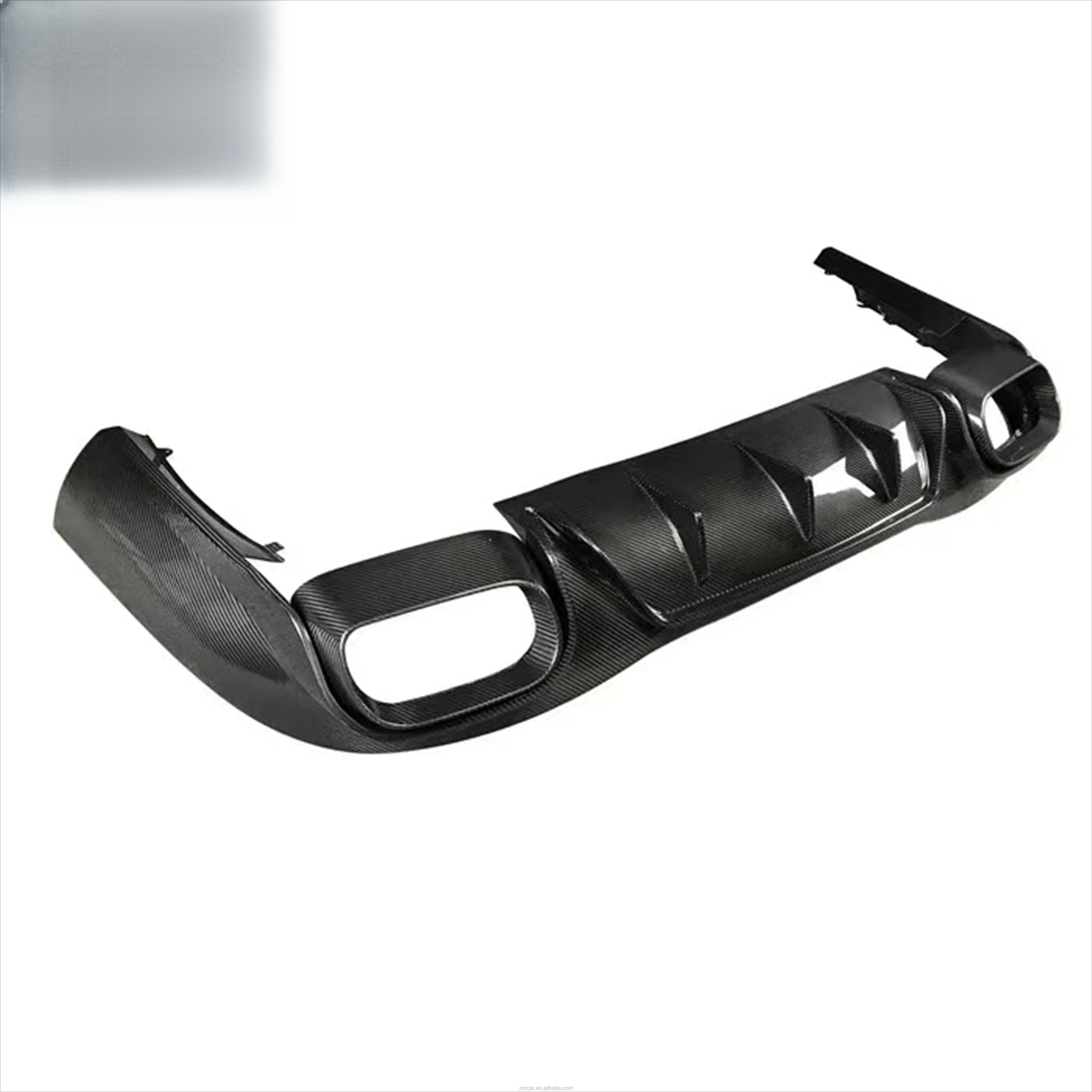 AMGGT50 GT43 GT3 طقم هيكل من ألياف الكربون للشفة الأمامية/التنانير الجانبية/الناشر/فتحات الهواء #4