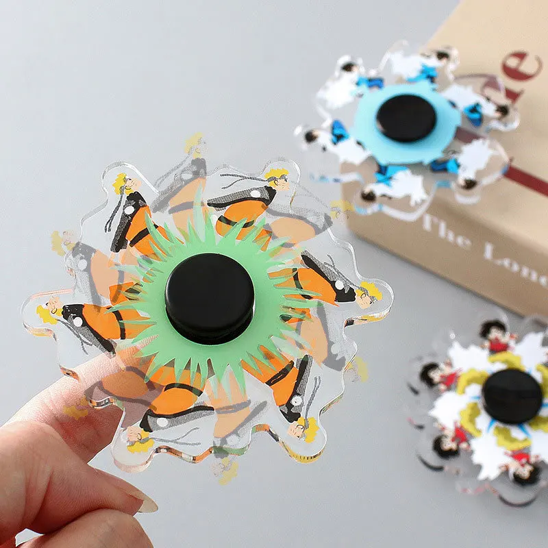New Anime Fidget Spinner Fidget Toys Sonic Fingertip Gyro Cartoon Hand Spinner Toys For Children Adult Stress Relief Toys