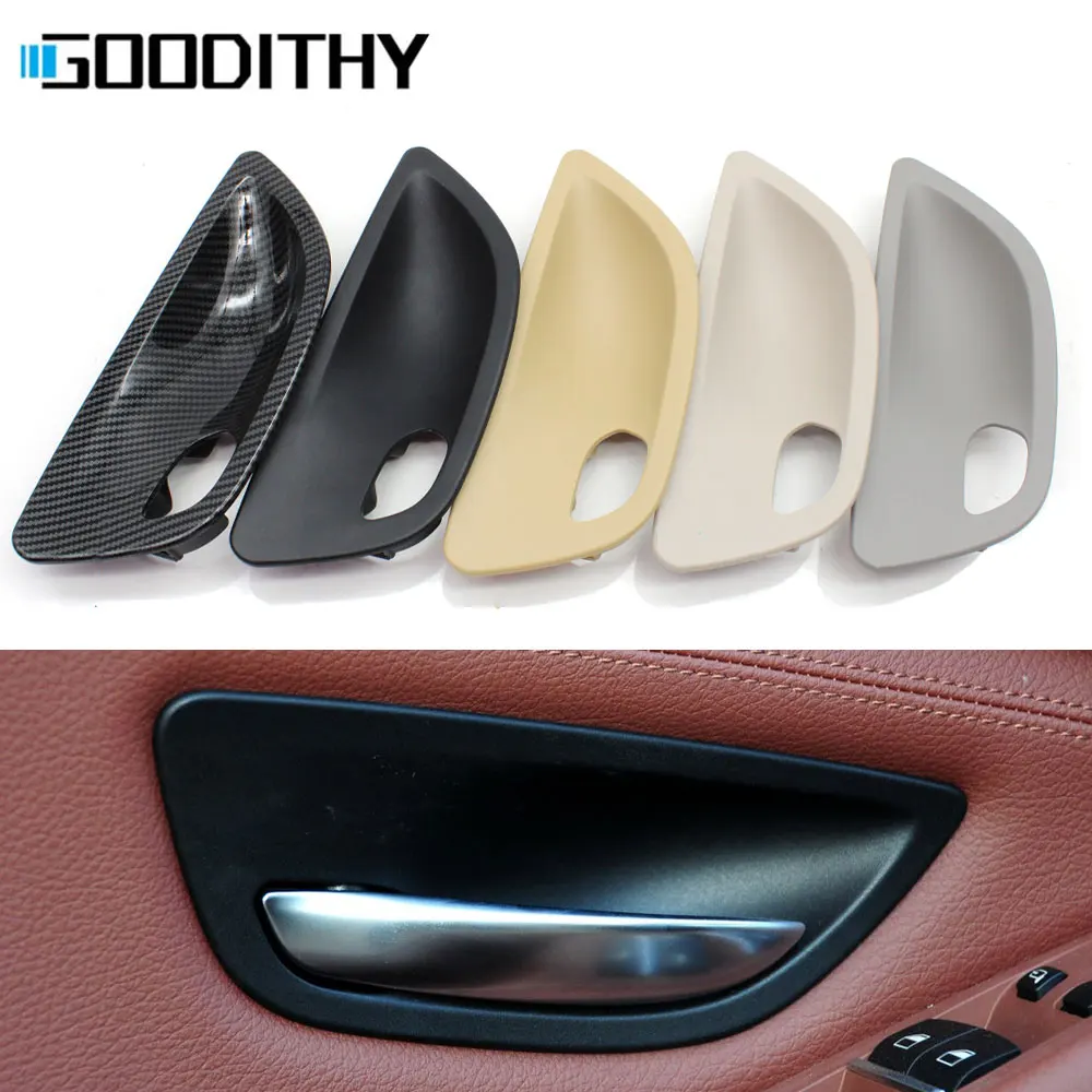 Lhd Rhd Links Rechts Zwart Beige Auto Deur Opening Handvat Kom Cover Panel Trim Vervanging Voor Bmw 5 Serie F10 f11 F18 520i 523i