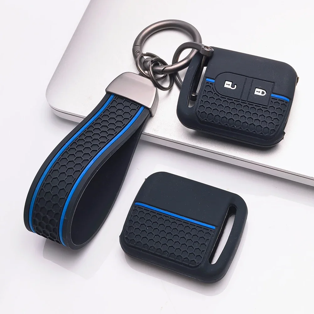Car Key Silicone Case Fob Rubber Cover For Nissan Micra K12 Note Navara Qashqai J10 Primera Almera Sunny X-Trail