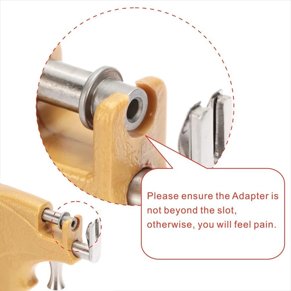 가정용 전문 귀 피어싱 건 스틸 스터드 안전 무균 헬릭스 피어싱 도구 새로운 디자인 귀 피어싱 장치 귀 연골