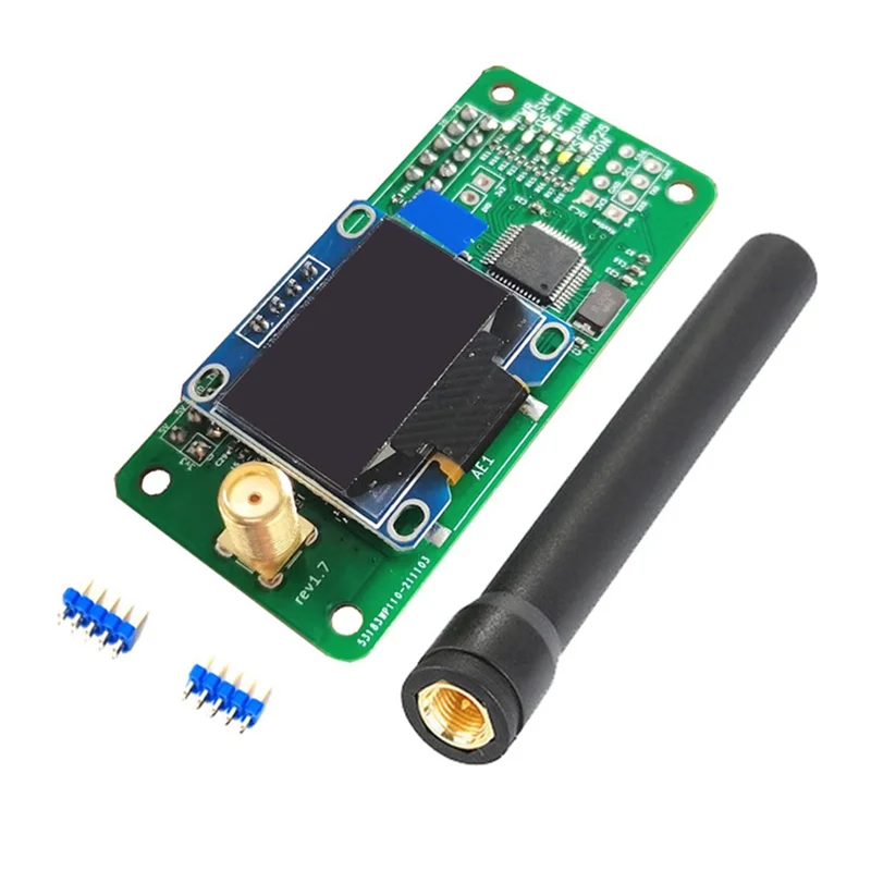 لوحة نقطة اتصال MMDVM إصدار ELEC-1.7 مع هوائي يدعم P25 DMR YSF VHF UHF لـ Raspberry Pi