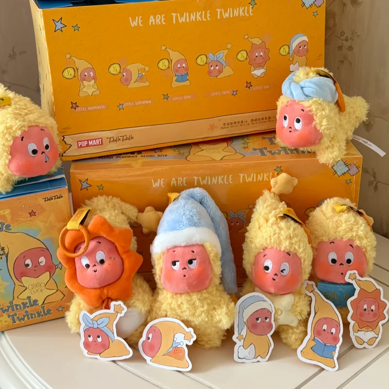 

Popmart We Are Twinkle Twinkle Series 1 Plush Keyring Blind Box Trendy Toy Bag Pendant Collectible Gifts For Kids And Collectors