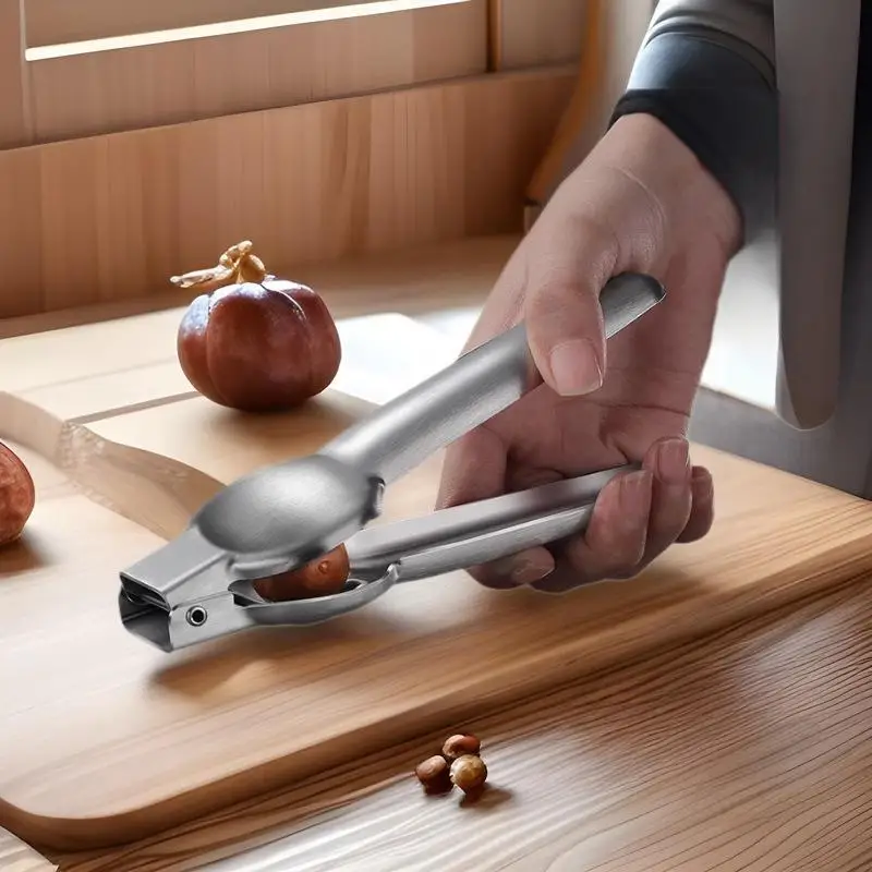 Stainless Steel Chestnut Opener With Ergonomic Non Slip Handle For Home Cracking Chestnuts Hazelnuts