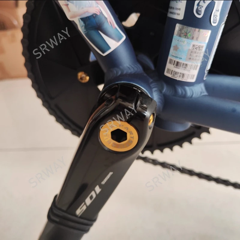 High Performance Titanium Alloy Mountain Road Bicycle Crank Cover L15 Compatible with UT DA7000 8000 7100 9100