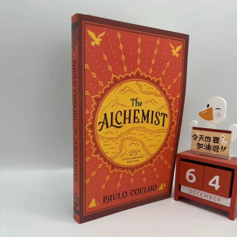 The Alchemist By Paulo Coelho, 25th Anniversary Edition Classic Literary Fiction English Book novels in english  libro firmas