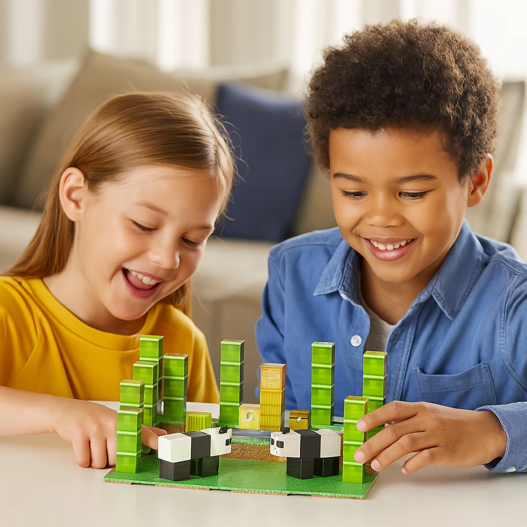 Magnetischer Baustein Mine World Magnet Cube Set für Jungen und Mädchen, hochwertiges DIY-Pixel-Stil-Modell, Grundplatte, STEM-Spielzeug-Grundplatte