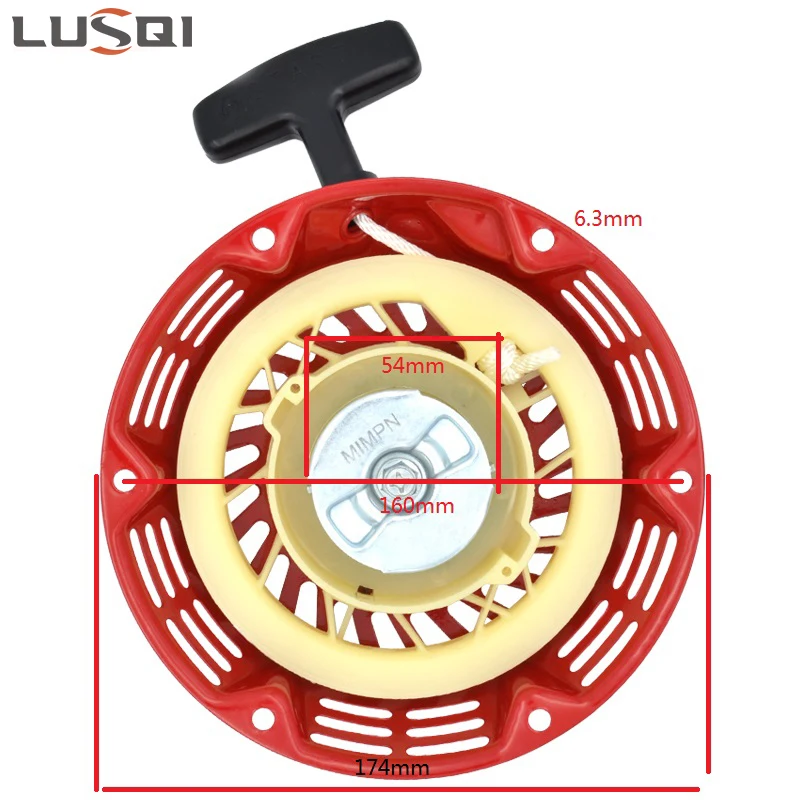 Imagem -02 - Lusqi Recoil Starter Steel Plate Ratchet Rod Paws Adequado para Honda 168f 170f Gx160 Gx200 Gerador Lawn Mower Substituições Gift Cup