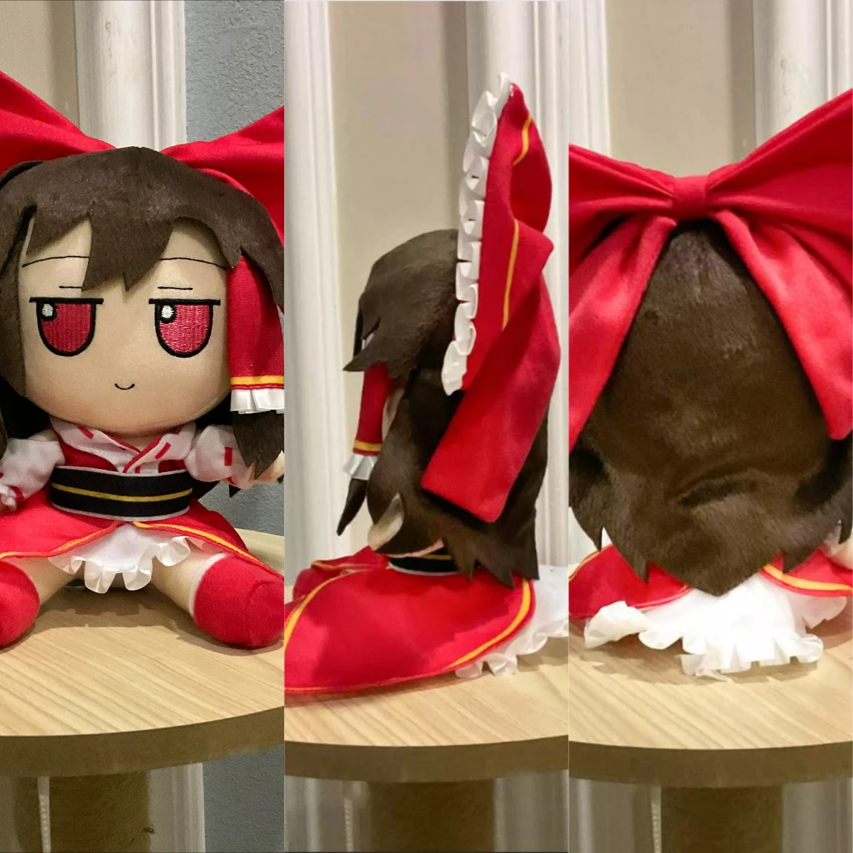 

Touhou Project Hakurei Reimu Fumo Anime Game Cartoon Figure Idol Plushies Pillows Birthday Gift Pillow Cosplay 20cm