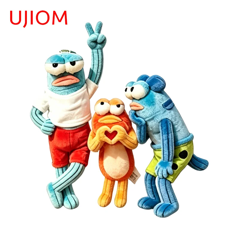 UJIOM Ugly Fish Cute Simulation Wall Sticker Personality Sunscreen Edgy Wardrobe Decal Adhesive Cupboard Air Conditioner Decor