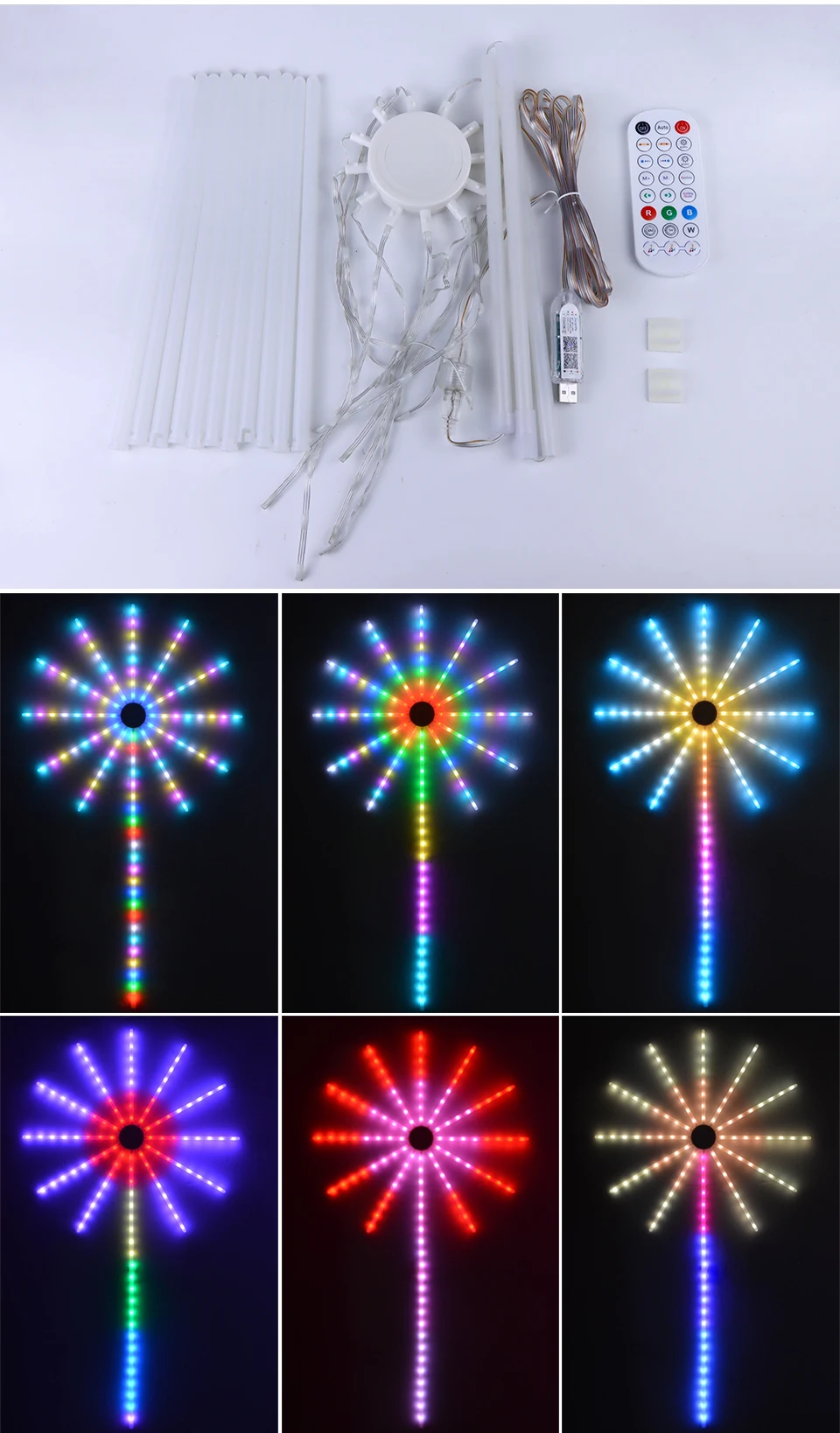 Christmas Decoration Light RGBIC LED String Light USB LED Garland Lamp Outdoor Garden Room Camping Wedding Decor Fairy Lights
