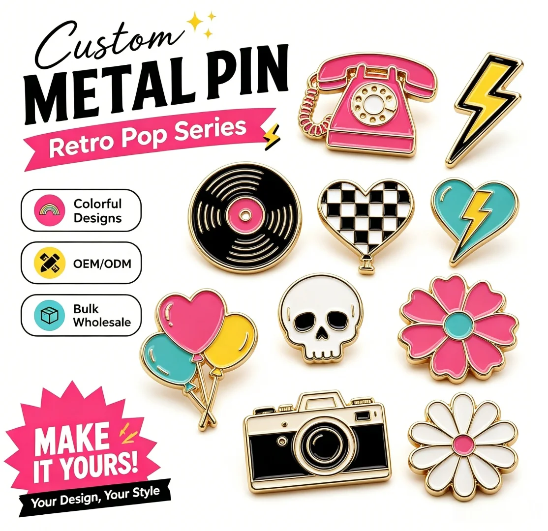 Premium Badge Emblem Hard Soft Enamel Lapel Pin Custom Award Crest Crown Anniversary Corporate Logo Gift Wholesale Metal Pin