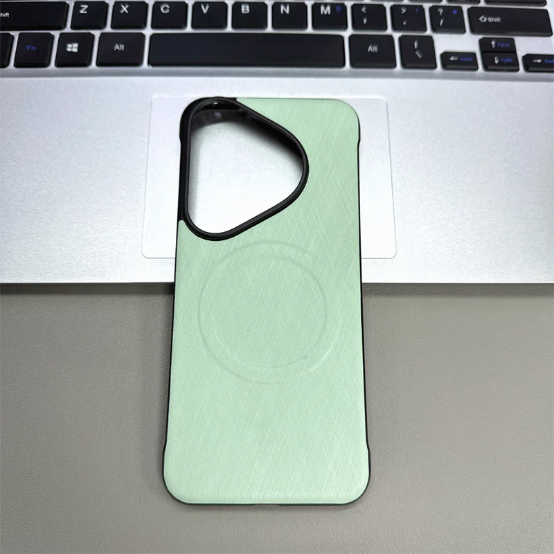 

For Huawei Pura 80 Ultra Case Borderless Gold Silver Brocade Ultra-thin Hard Case Cover For Pura 80 Pro Plus Anti-fall Funda