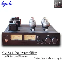 Lyele Audio Cv181 Tube Preamplifier Hifi Tube Amplifier Low Distortion Low Noise High-end Tube Amplifier Handmade 6h8c