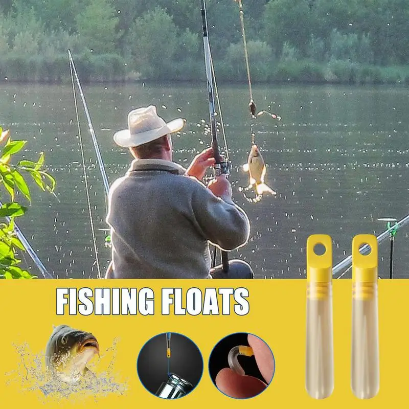 Slip Bobbers Trout Floats 20 pcs Clear Slip Float Fishing Float Set Silicone Buoy Floats for Crappie Panfish Trout Bass Fishing