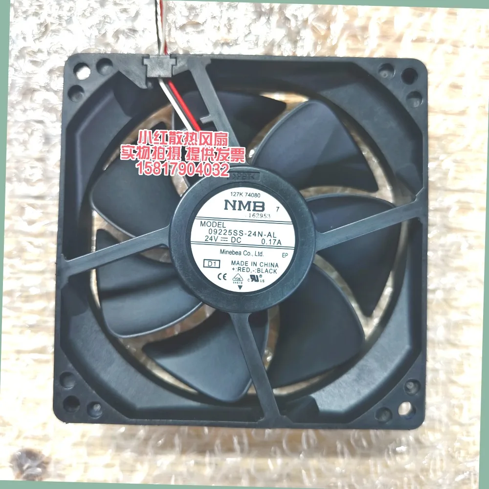 NMB 09225SS-24N-AL DC 24V 0.17A 90x90x25mm 3-Wire Server Cooling FanFor  Industrial Equipment Ventilation