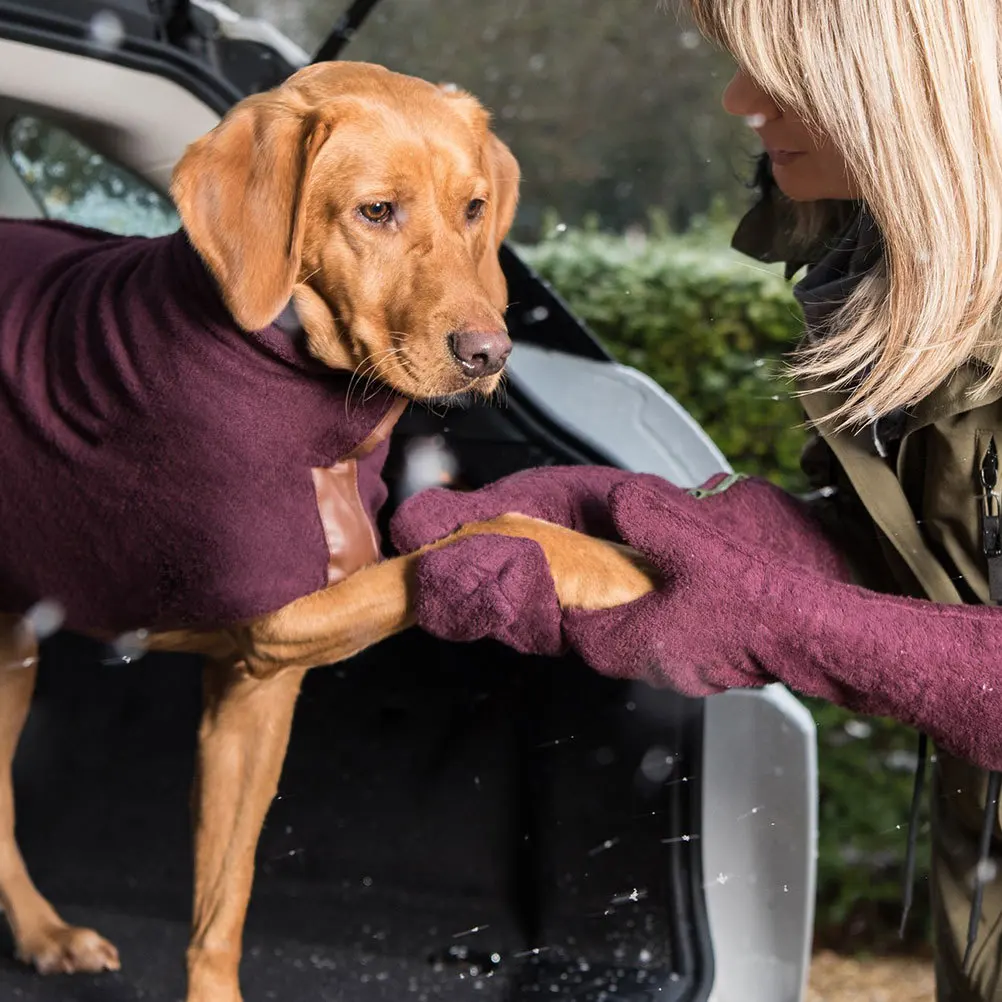 

Pet Care Ultra Absorbent Microfiber Drying Glove Dogs Horses Portable Cleaning Tool Outdoor Snow Water Sports Grooming