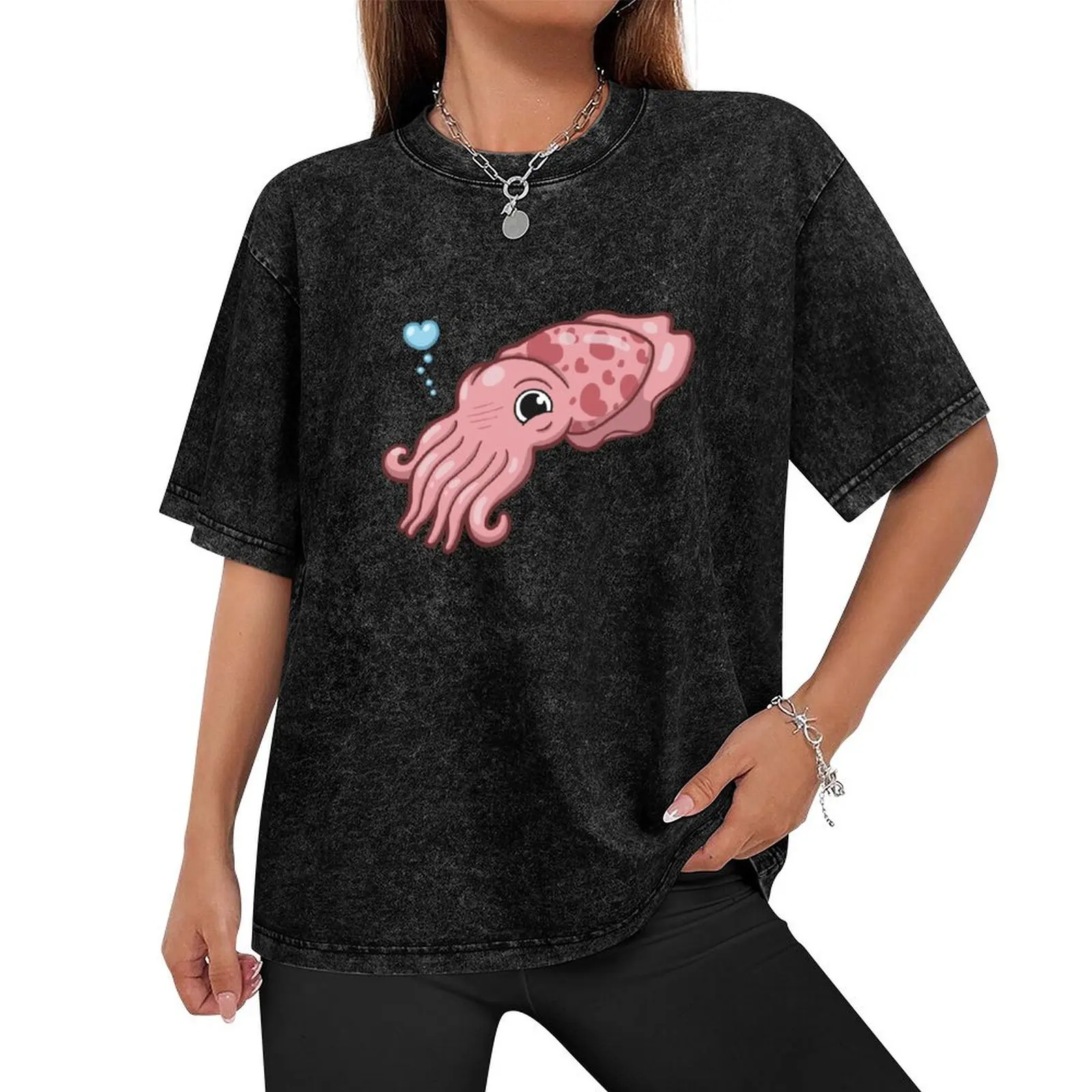 Cuttlefish - Cuddle Edition T-Shirt shirts graphic graphic t shirts oversized black t shirts for men