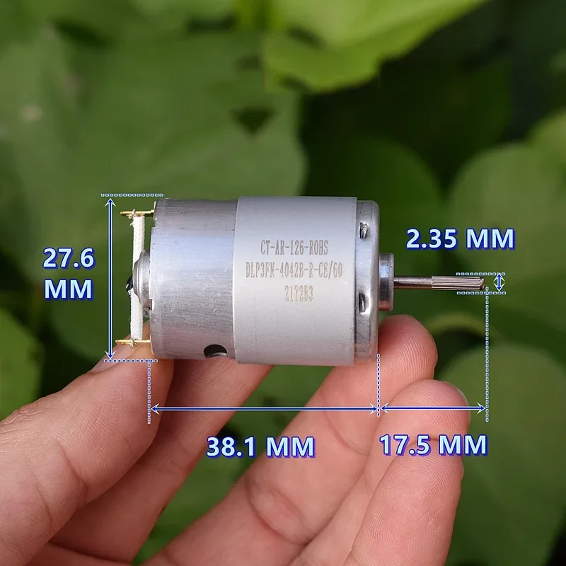 RS-380-4028 DC 6V-12V 25000RPM High Speed Power Large Torque Mini 28mm Electric Motor DIY Hobby Toy Car Boat Model