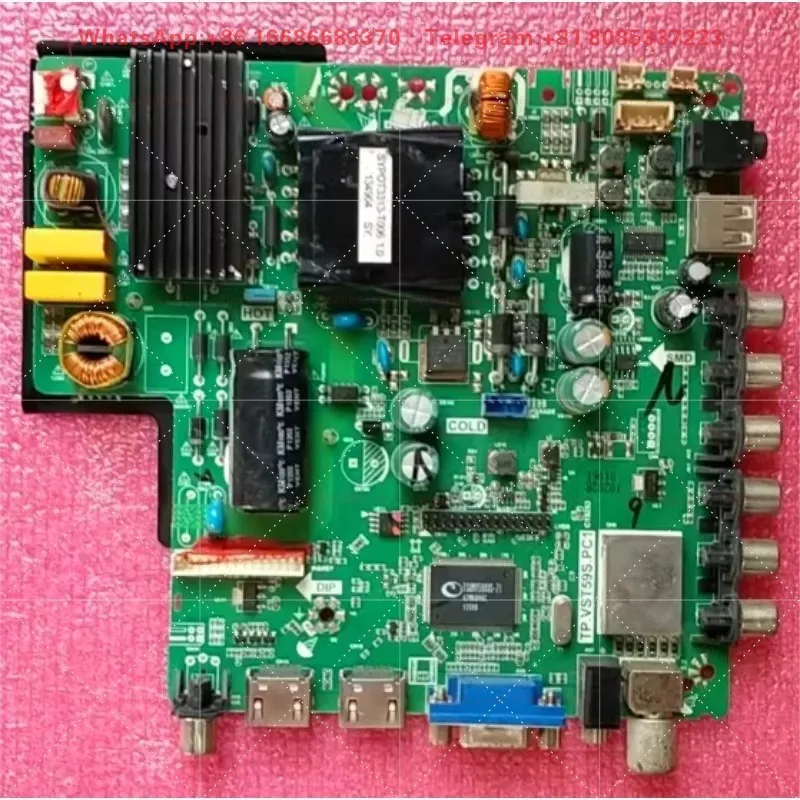 LCD T-V TP. VST59S. PC1 power supply three in one mothe-rboard integrated board sending remote control program written