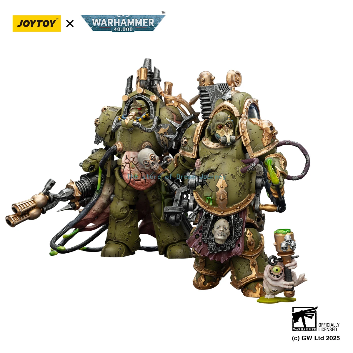 

Фигурка JOYTOY Warhammer 40K 1/18: Гвардия Смерти, Foul Blightspawn, фигурки Повелителя Вирулентности, игрушки