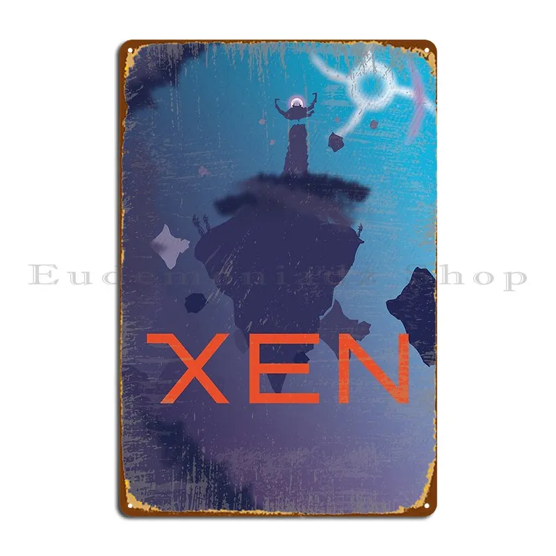 Xen Half Life Black Mesa Metal Plaque Poster Wall Decor Kitchen Kitchen Customized Cinema Tin Sign Poster