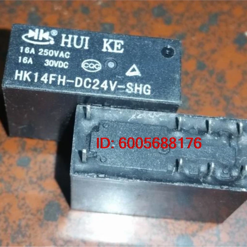 10PCS HK14FH-DC24V-SHG (14F-1C-8P-24V-16A) Relay 8pins