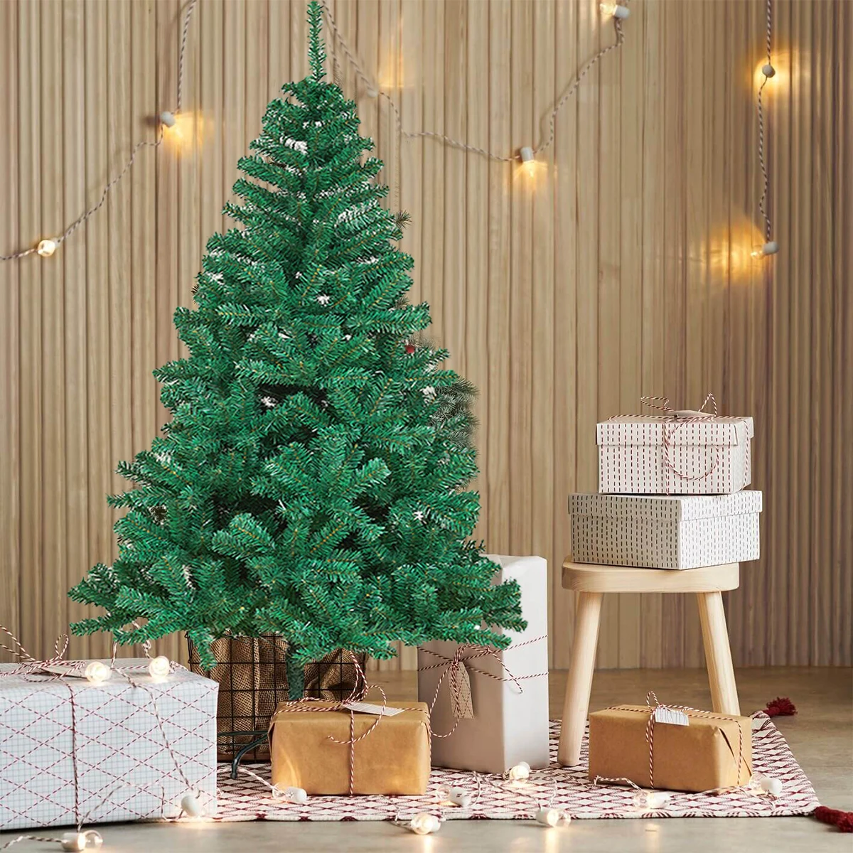 150cm Height 450 Branch PVC Artificial Christmas Tree 2023 Christmas Decorations for Home Navidad Ornaments Xmas Pine New Year