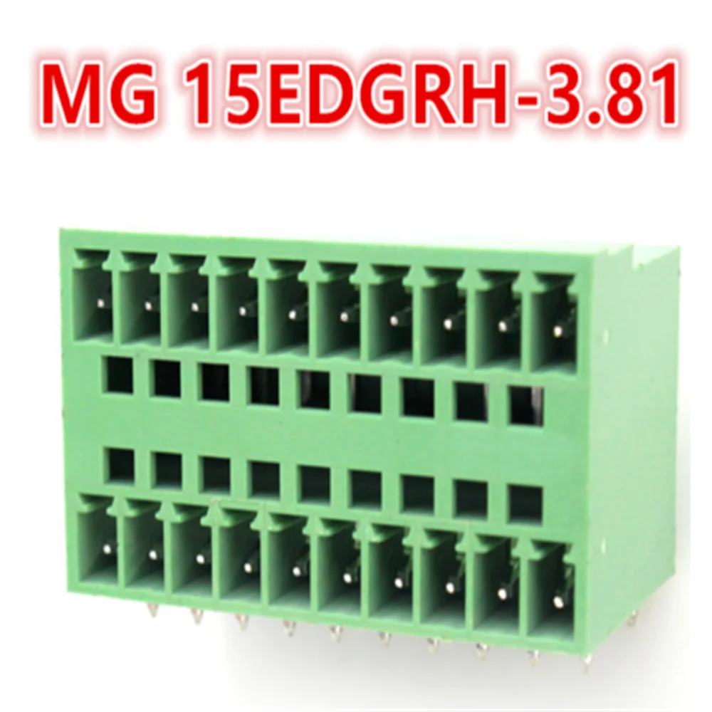 MG 15EDGRH 3.81mm 2/3/4/5/6/7/8/9/10/12/14/16/18P Plug-in PCB Terminal Block Connector KF