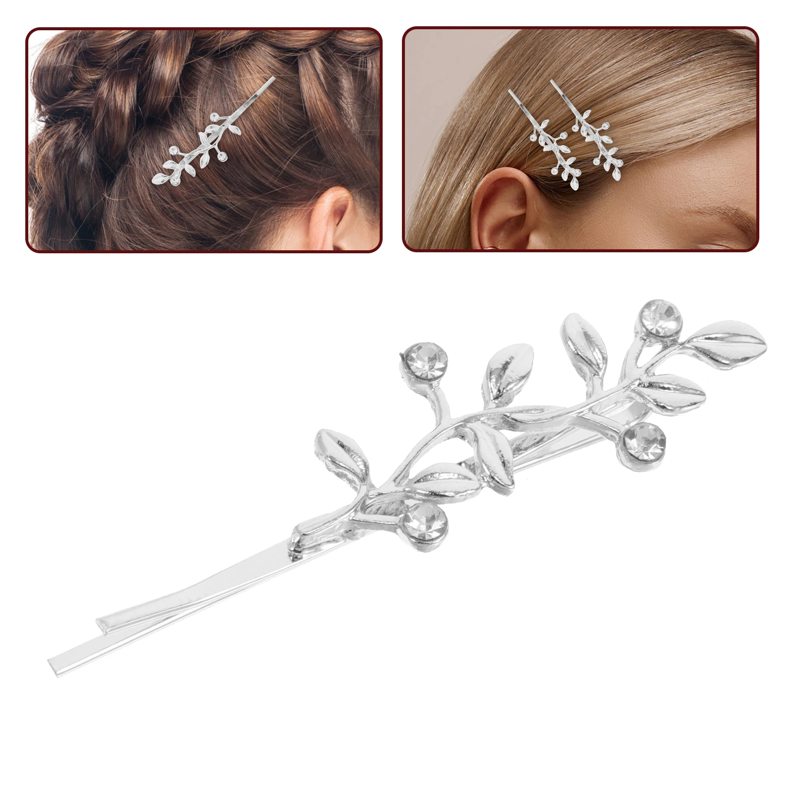 

Hair Accessories Hairpin Clip Bridal Decorative Clips for Women Wedding Rhinestones