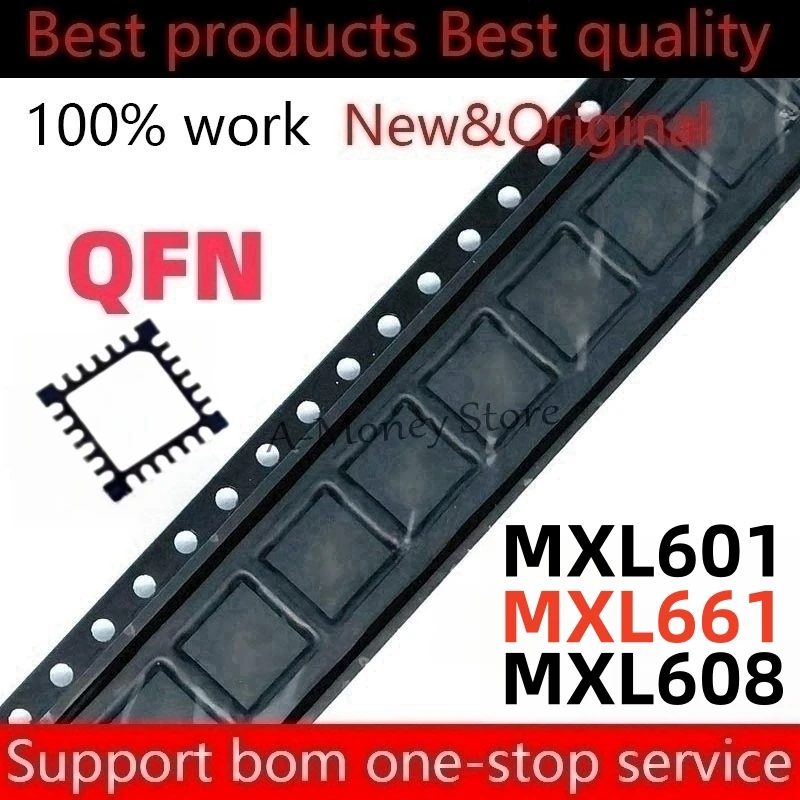 (2pcs)MXL661 MXL601 MXL608 MXL601-AG-R MXL661-AG-R MXL608-AG-T QFN-24