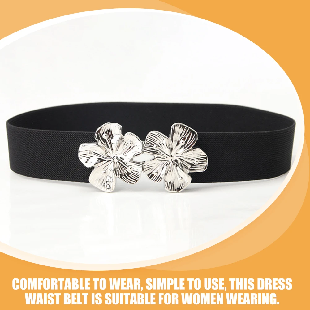 

Stretchy Waist Belts Women Elastic Fashion Dress Belts Versatile Woven Belt Ladies Black Silver Gold Adjustable