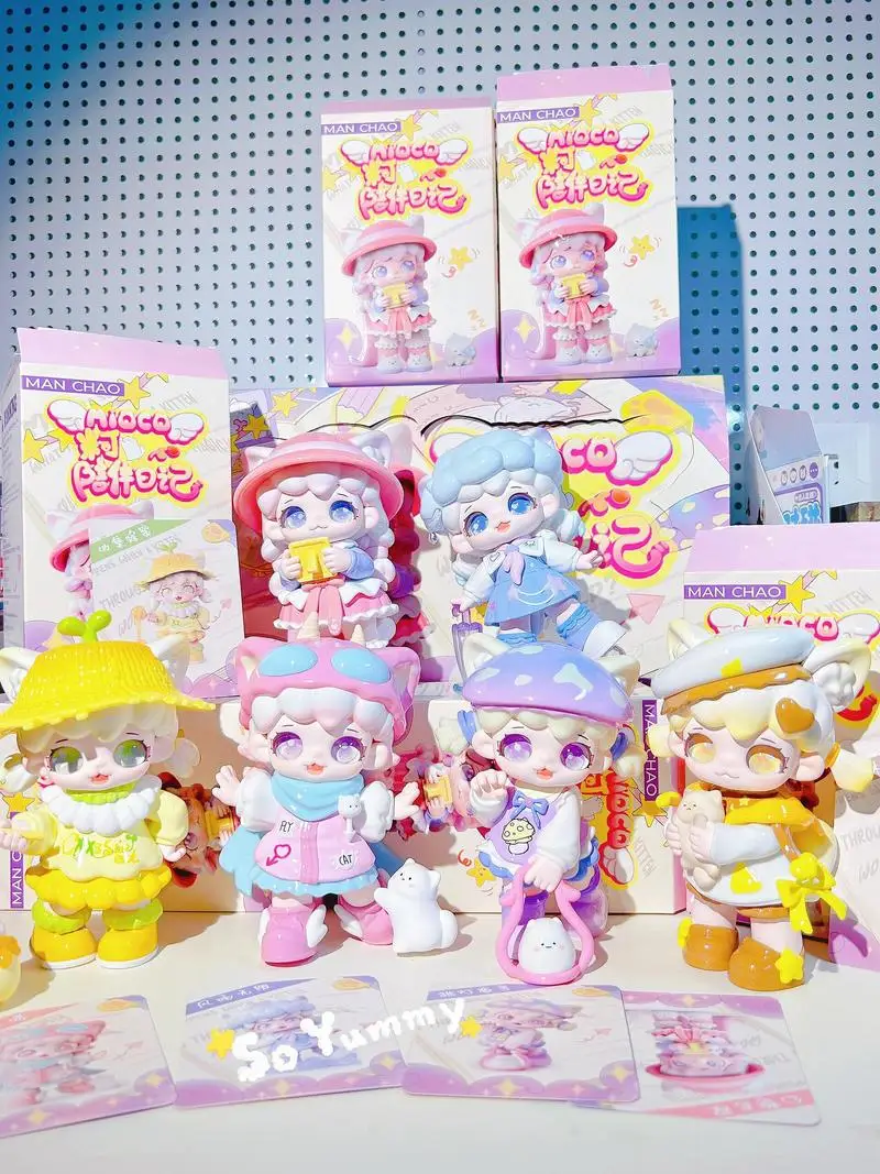 

Authentic MIOCO Accompany Diary Blind Box Figure Cute Trendy Collectible Girls Birthday Gift Toy
